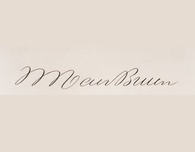 Firma di Martin van Buren da American School